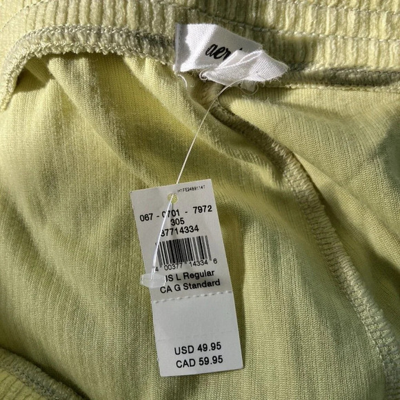 NWT Aerie Groove On Corduroy Pull On Bell Bottoms 70s Style Retro Pants Large - Picture 3 of 5